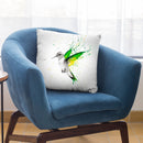 Bird Of Emeralds Throw Pillow By Ashvin Harrison