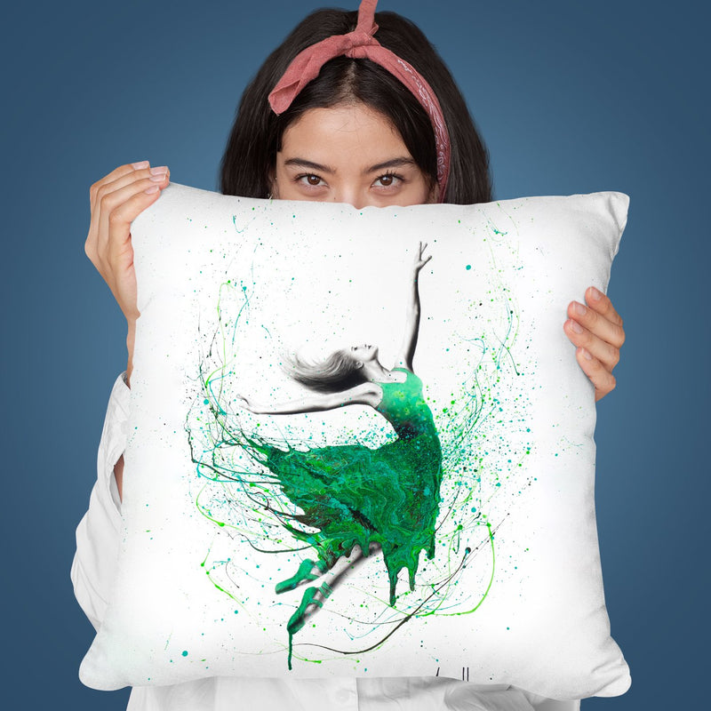 Healing Hills Dancer Throw Pillow By Ashvin Harrison