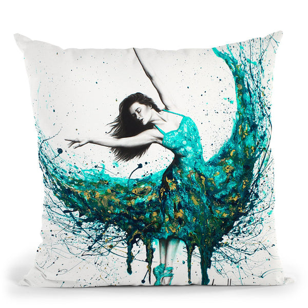 Chrysocolla Dance Throw Pillow By Ashvin Harrison