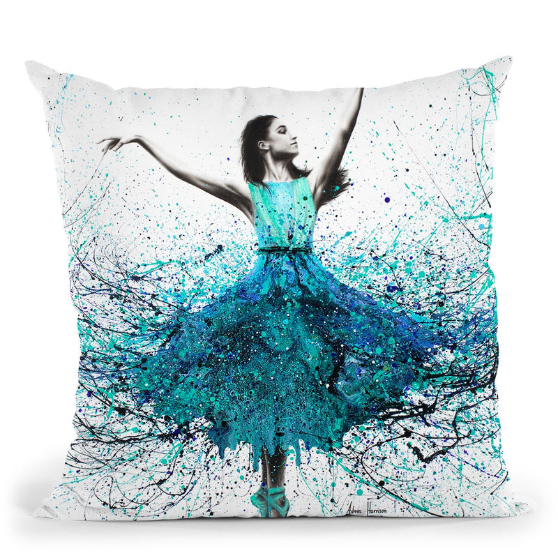 Coral Night Dancer Throw Pillow By Ashvin Harrison