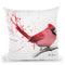 Curious Cardinal Throw Pillow By Ashvin Harrison