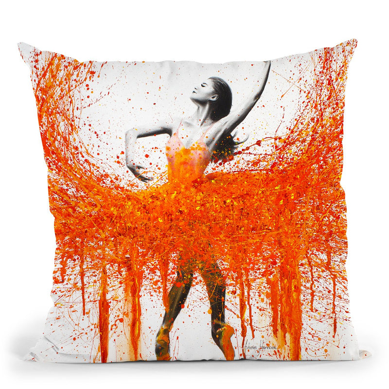 Dancing With Fire Throw Pillow By Ashvin Harrison
