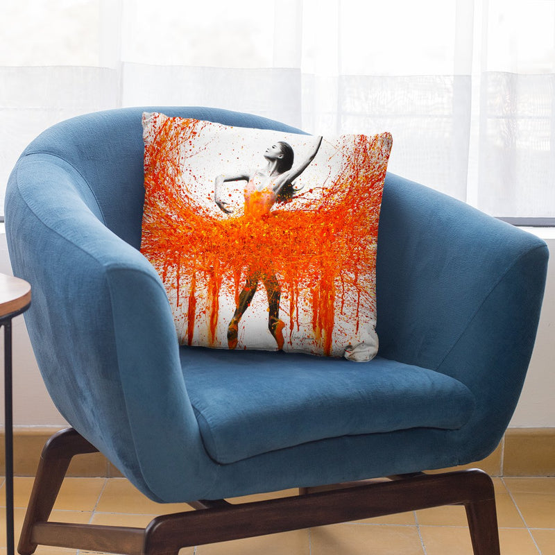 Dancing With Fire Throw Pillow By Ashvin Harrison