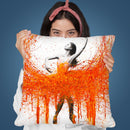 Dancing With Fire Throw Pillow By Ashvin Harrison