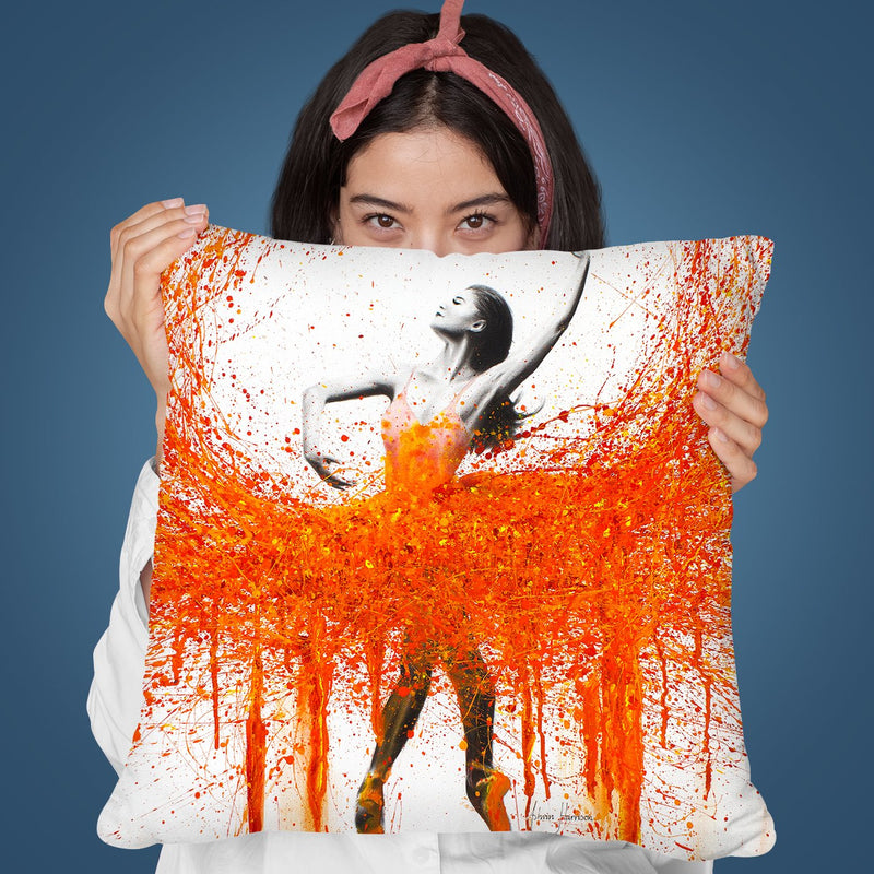 Dancing With Fire Throw Pillow By Ashvin Harrison