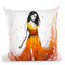 Electric Flame Throw Pillow By Ashvin Harrison
