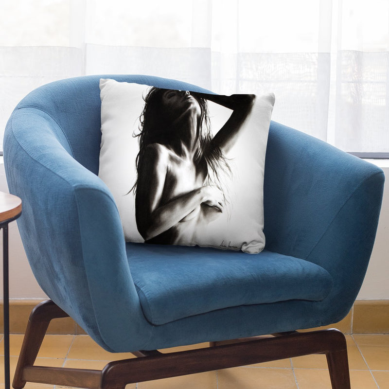Existential Woman Iv Throw Pillow By Ashvin Harrison