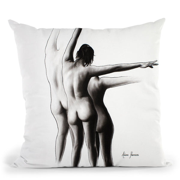 Existential Woman Ix Throw Pillow By Ashvin Harrison