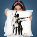Existential Woman Ix Throw Pillow By Ashvin Harrison