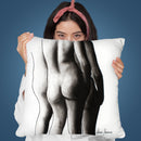 Existential Woman Viii Throw Pillow By Ashvin Harrison