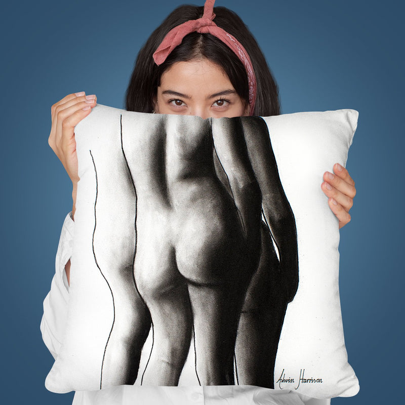 Existential Woman Viii Throw Pillow By Ashvin Harrison