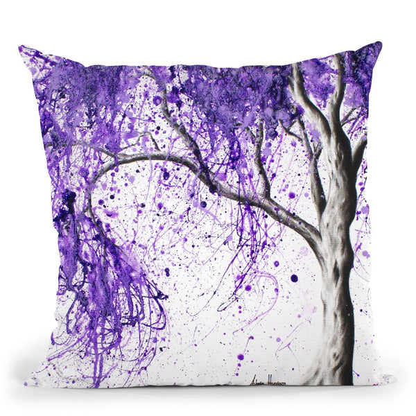 Jacaranda Picnic Throw Pillow By Ashvin Harrison