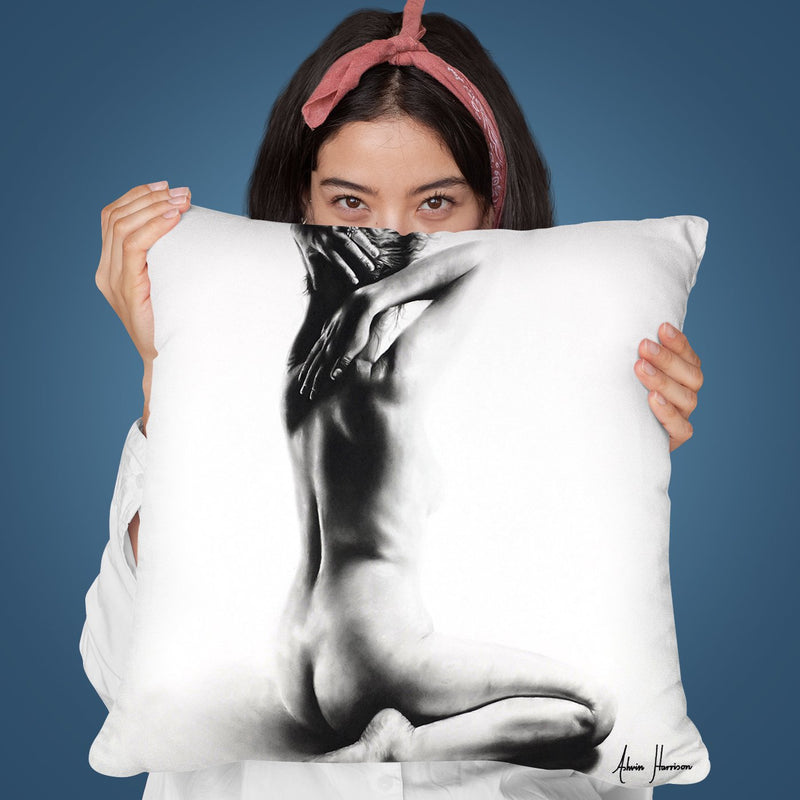 Jessica Stretch Throw Pillow By Ashvin Harrison
