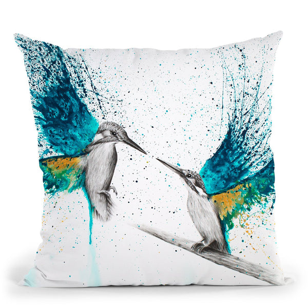 Kingfisher Memories Ver1 Throw Pillow By Ashvin Harrison