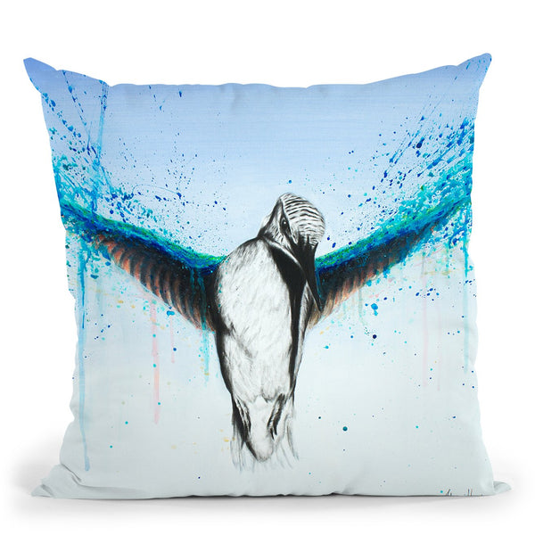 Kingfisher Rise Throw Pillow By Ashvin Harrison
