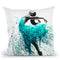 Kingfisher Woman Throw Pillow By Ashvin Harrison