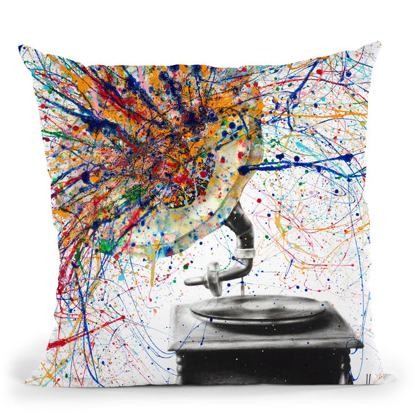 Louder Throw Pillow By Ashvin Harrison