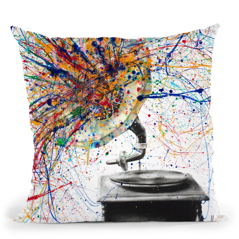 Louder Throw Pillow By Ashvin Harrison