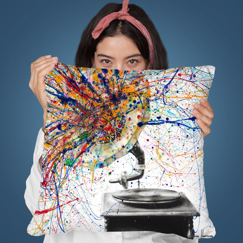 Louder Throw Pillow By Ashvin Harrison