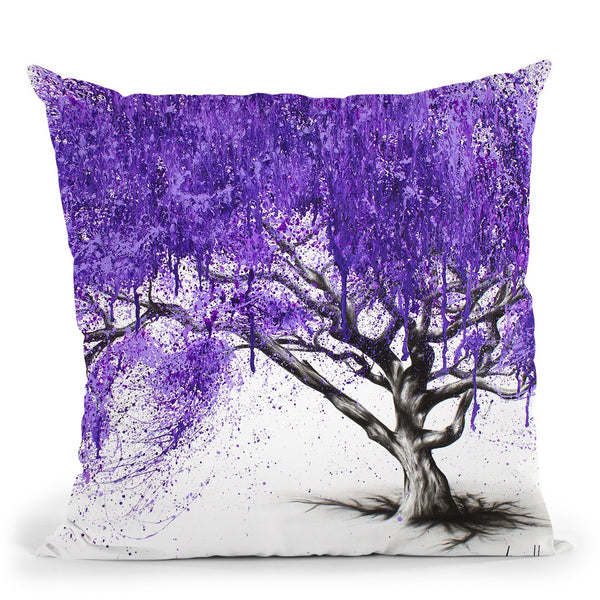 Meet You At The Jacaranda Throw Pillow By Ashvin Harrison
