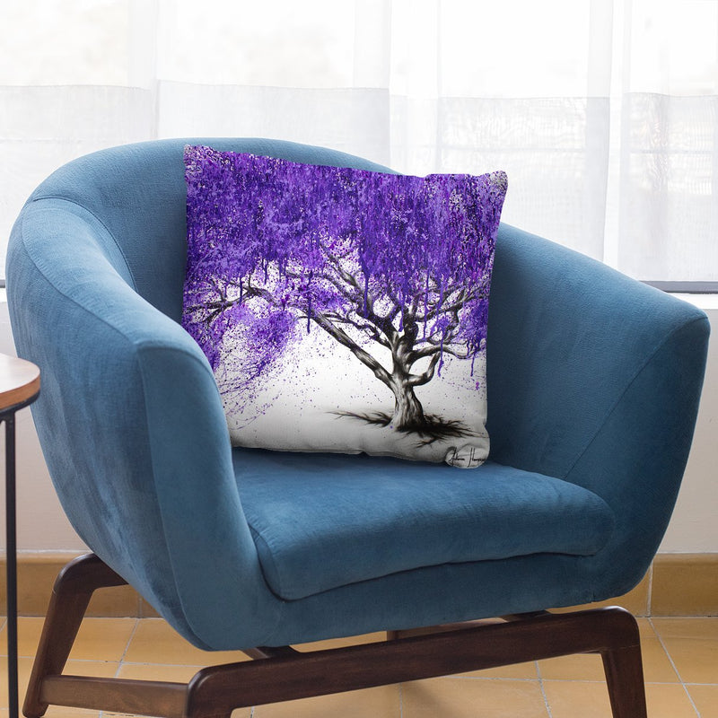 Meet You At The Jacaranda Throw Pillow By Ashvin Harrison