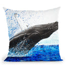 Moreton Whale Dance Throw Pillow By Ashvin Harrison