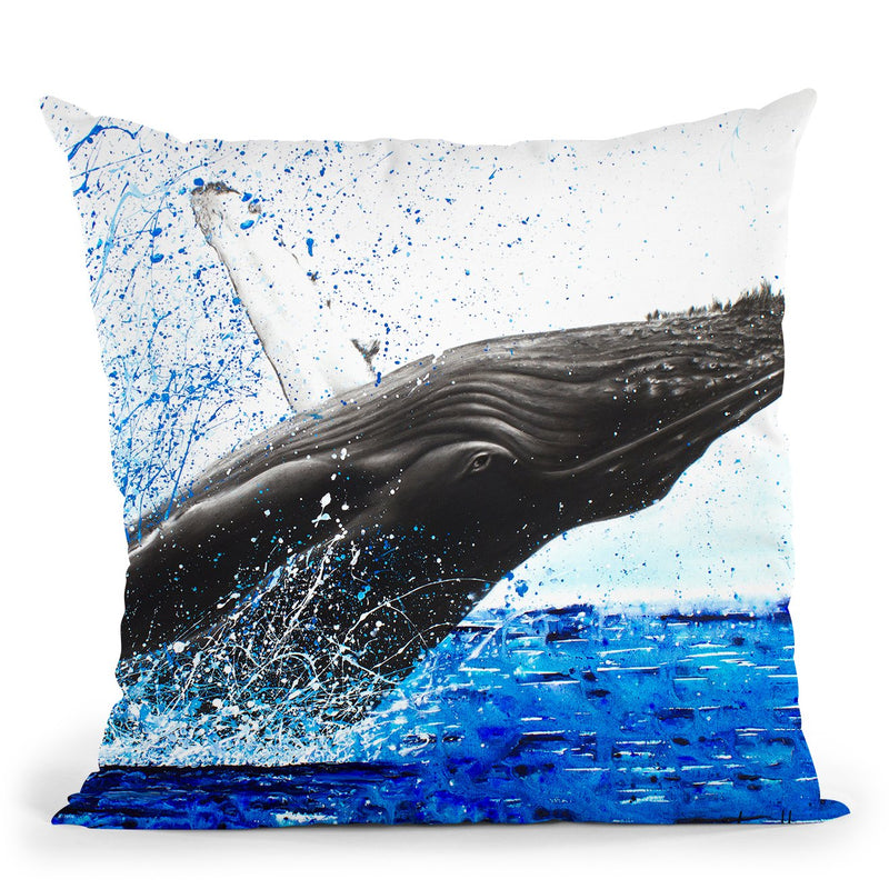 Moreton Whale Dance Throw Pillow By Ashvin Harrison