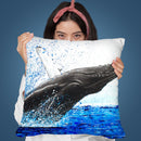 Moreton Whale Dance Throw Pillow By Ashvin Harrison
