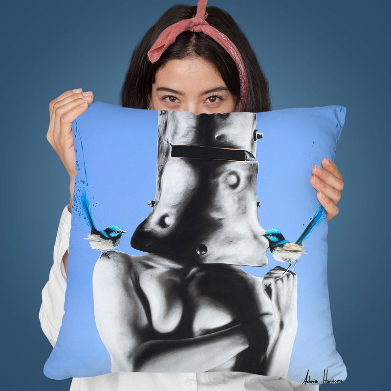 Ned Kelly And The Wrens Throw Pillow By Ashvin Harrison