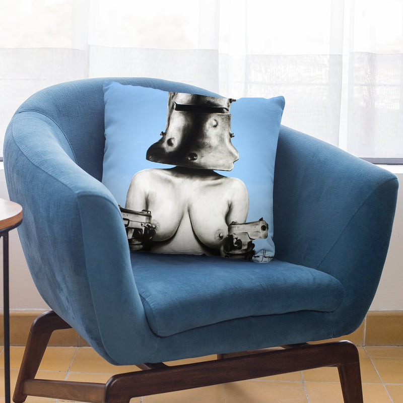 Ned Kelly Guns Throw Pillow By Ashvin Harrison