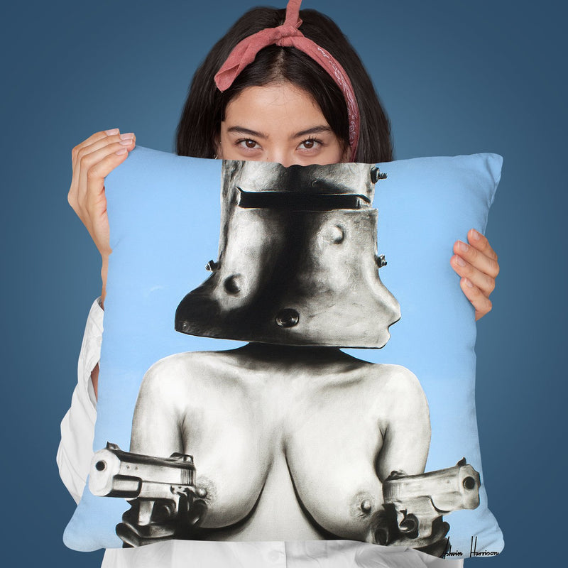 Ned Kelly Guns Throw Pillow By Ashvin Harrison