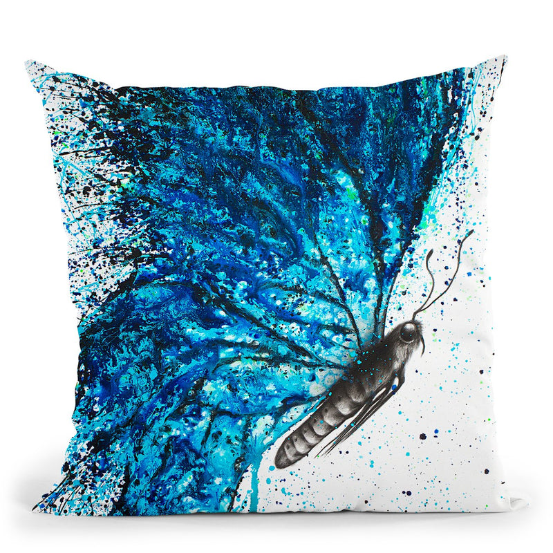 New Summer Wings Butterfly Throw Pillow By Ashvin Harrison