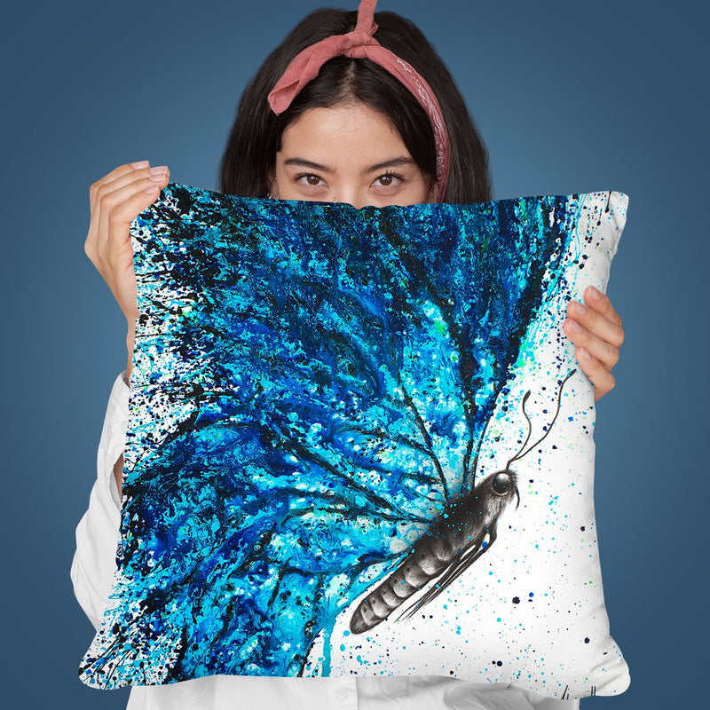 New Summer Wings Butterfly Throw Pillow By Ashvin Harrison