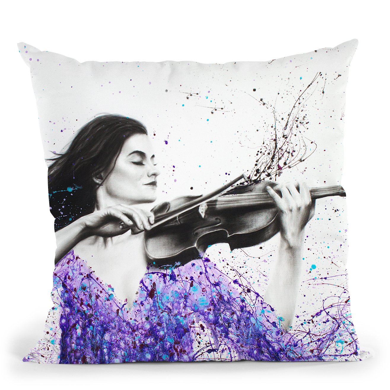 Allegro Concerto Throw Pillow By Ashvin Harrison