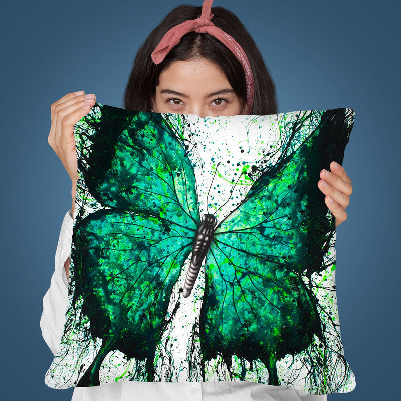 Night Garden Butterfly Throw Pillow By Ashvin Harrison