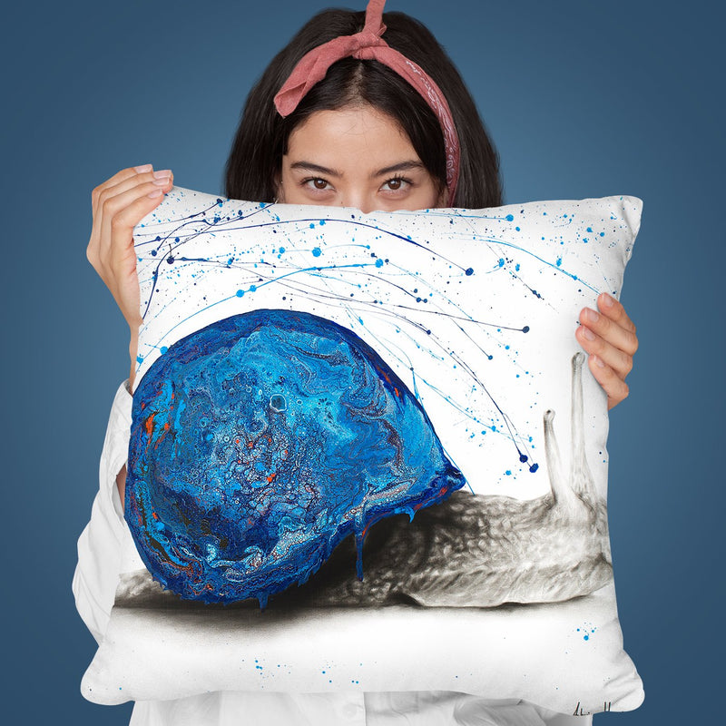 Night Garden Snail Throw Pillow By Ashvin Harrison