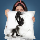 Nude Woman Charcoal Study 38 Throw Pillow By Ashvin Harrison