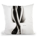 Nude Woman Charcoal Study 43 Throw Pillow By Ashvin Harrison