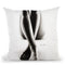 Nude Woman Charcoal Study 43 Throw Pillow By Ashvin Harrison
