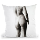 Nude Woman Charcoal Study 45 Throw Pillow By Ashvin Harrison