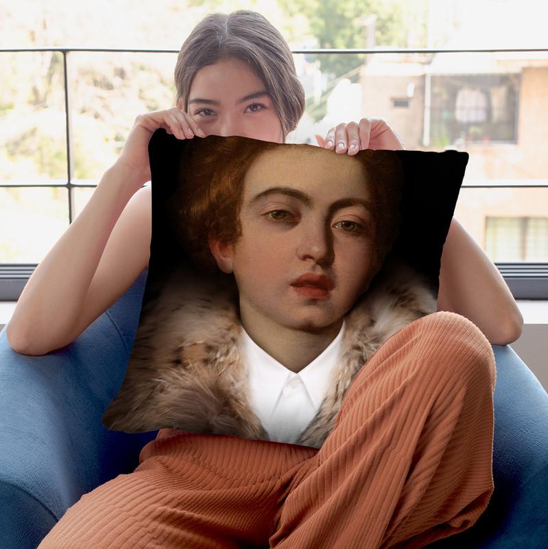 Caravaggio Vison Fendi Throw Pillow By Alexandre Venancio