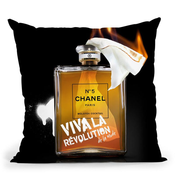 Fashion Perfume Molotov Throw Pillow By Alexandre Venancio