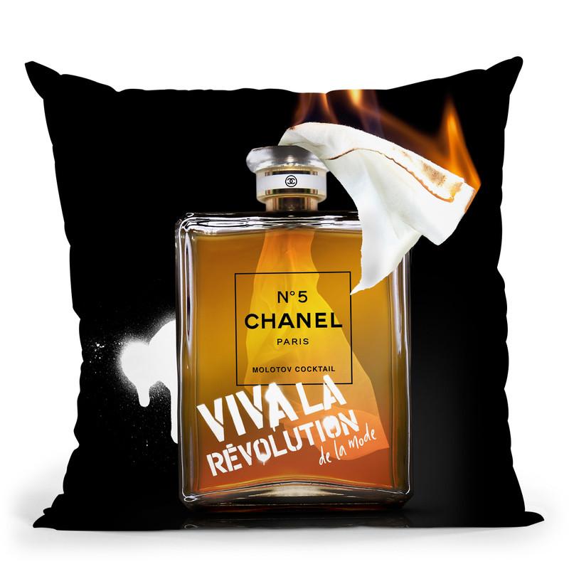 Fashion Perfume Molotov Throw Pillow By Alexandre Venancio