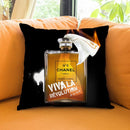 Fashion Perfume Molotov Throw Pillow By Alexandre Venancio
