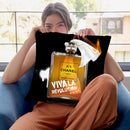 Fashion Perfume Molotov Throw Pillow By Alexandre Venancio