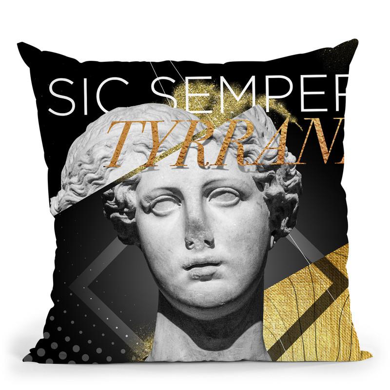 Graphic Empire I Throw Pillow By Alexandre Venancio