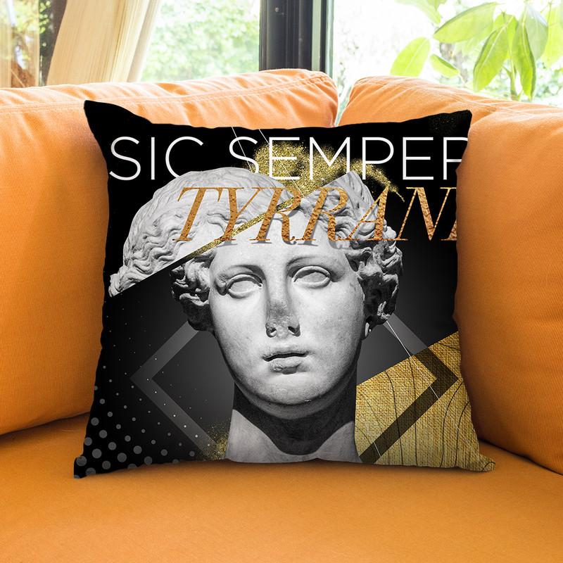 Graphic Empire I Throw Pillow By Alexandre Venancio
