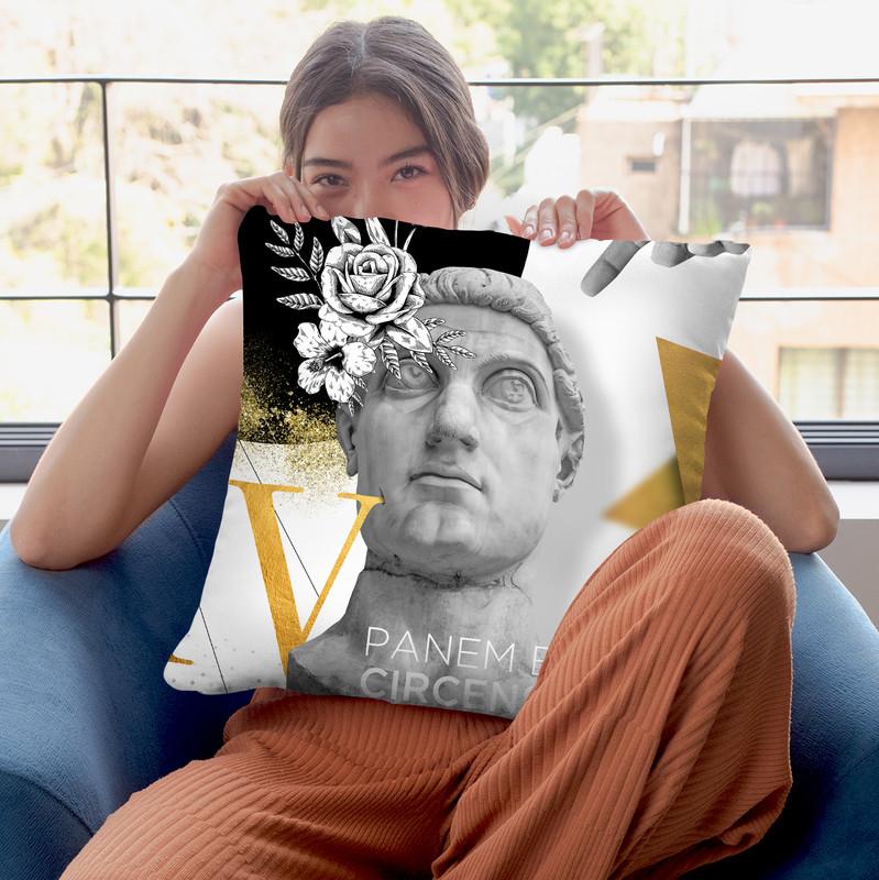 Graphic Empire Ii Throw Pillow By Alexandre Venancio