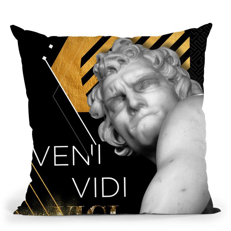 Graphic Empire Iii Throw Pillow By Alexandre Venancio