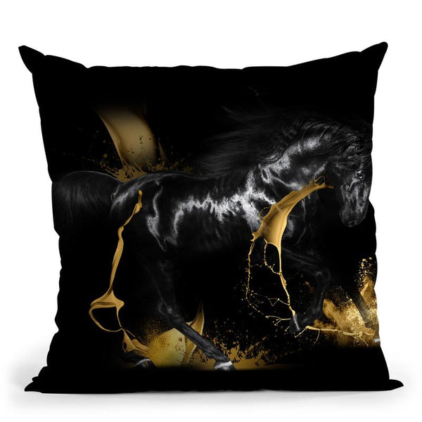 Horse Throw Pillow By Alexandre Venancio